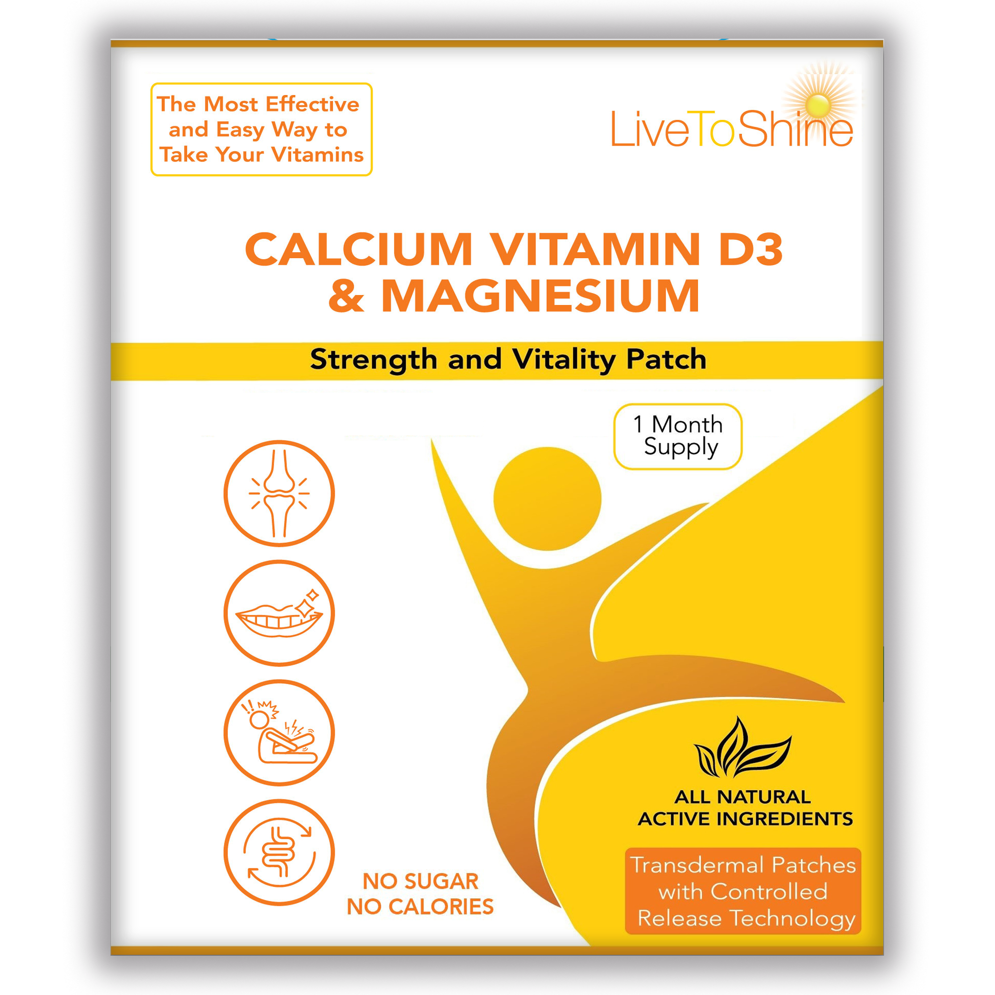 Melatonin & GABA Natural Sleep Aid Patch - LiveToShine